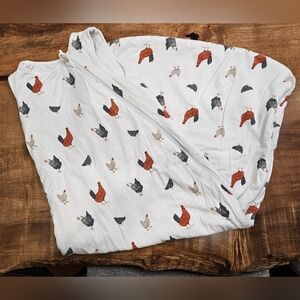 Kyte bamboo sleep sack large 1 tog PLAY chickens